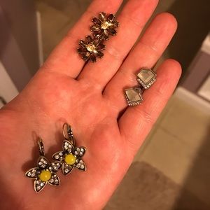 3 pair of Chloe and Isabel earrings